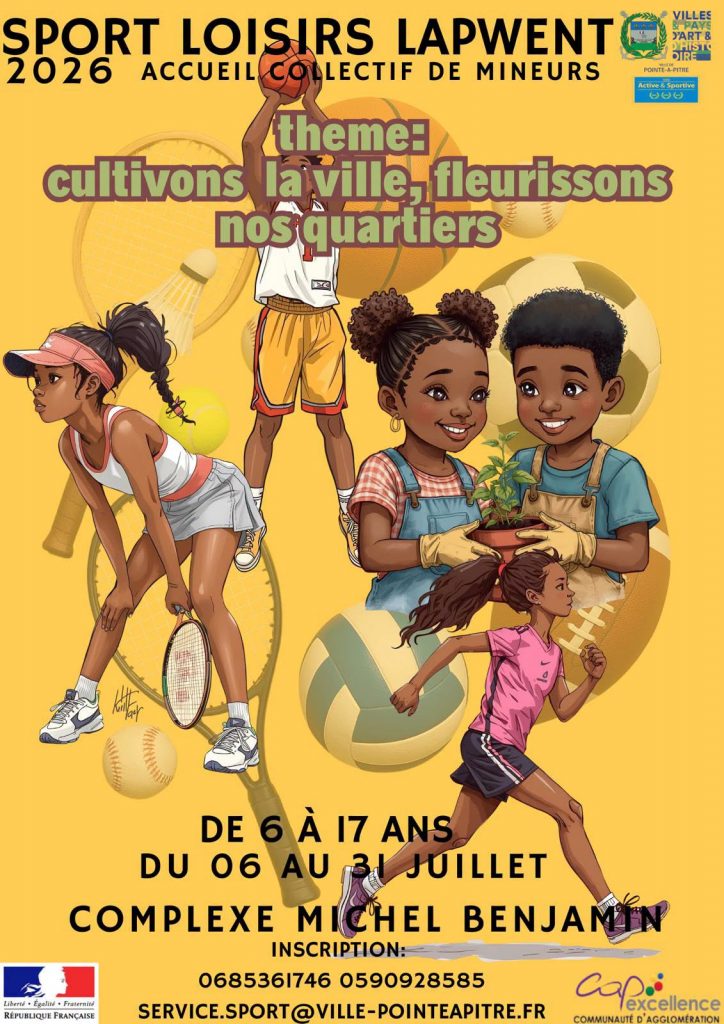 Quelles activités faire pour les jeunes pendant les vacances en Guadeloupe ? Découvrez le programme de La Ville de Pointe-à-Pitre en Outre-mer