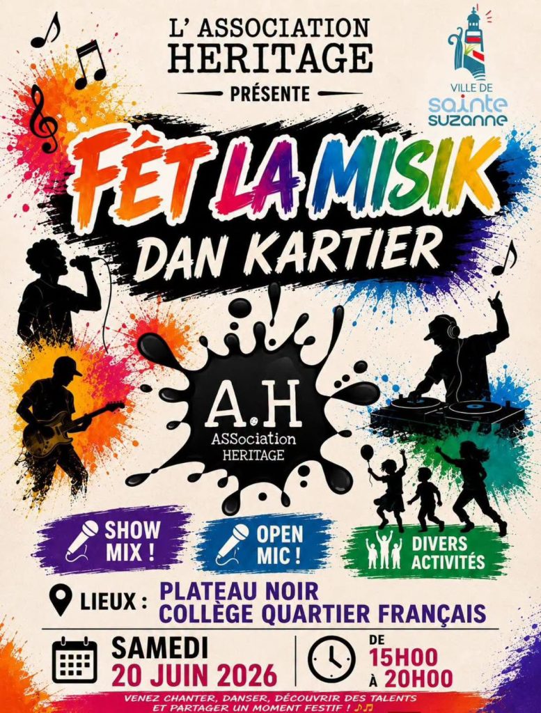 Quelles idées de sorties culturelles choisir à La Réunion ? Découvrez le terroir musical de la Ville de Sainte-Suzanne, fleuron festif en Outre-mer