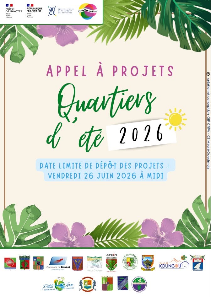 Quoi faire à Mayotte pendant les vacances ? Découvrez l&rsquo;appel à projets de la Commune de Sada pour un été culturel et solidaire au cœur de l&rsquo;Outre-mer