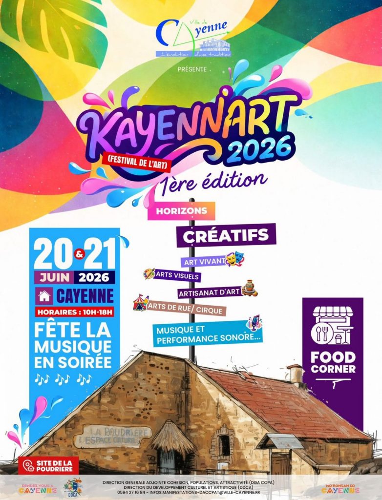 Idées de sorties en Outre-mer : Quoi faire à la Ville de Cayenne lors du festival Kayenn’Art en Guyane ?