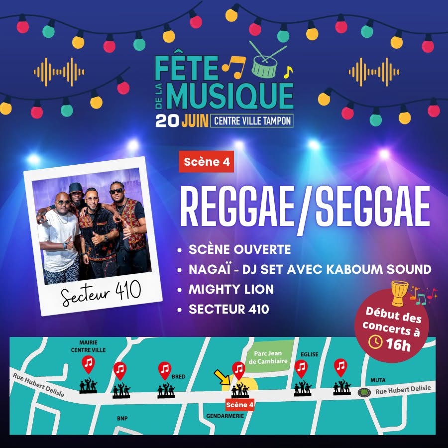 Tourisme culturel en Outre-mer : Quoi faire pour la Fête de la Musique avec La Ville du Tampon à La Réunion ?
