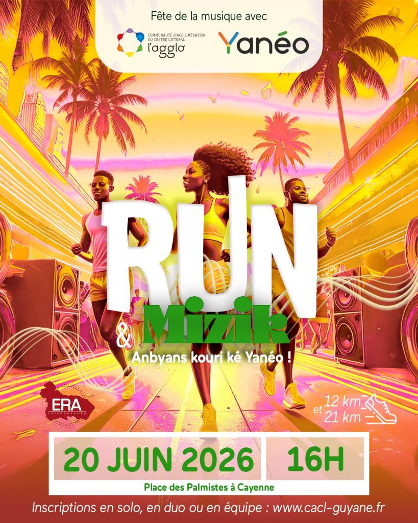 Sortir en Guyane : Pourquoi l&rsquo;événement Run&Mizik de la CACL – Communauté d&rsquo;Agglomération du Centre Littoral révolutionne-t-il la Fête de la Musique en Outre-mer ?