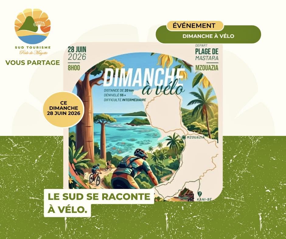 Quelle destination choisir pour une escapade à vélo ? Sud Tourisme Mayotte vous invite à une traversée écoresponsable unique en Outre-mer