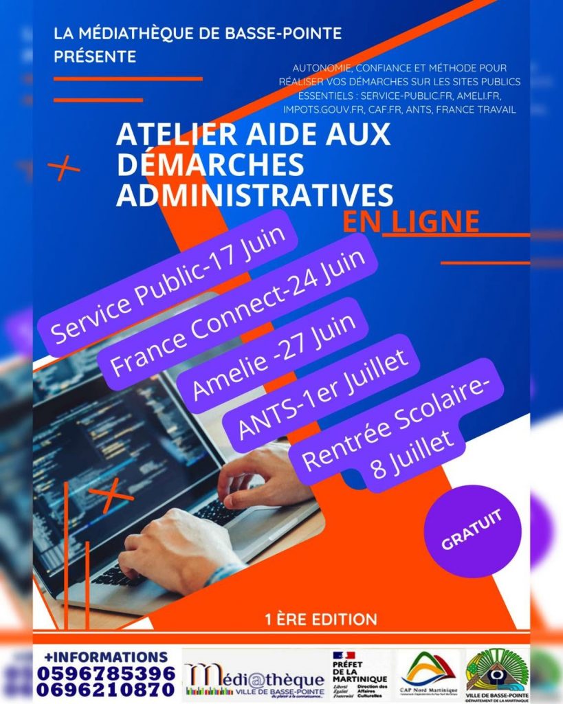 Où se former gratuitement au numérique ? Suivez les ateliers de la Ville de Basse-Pointe en Martinique, le modèle d&rsquo;inclusion en Outre-mer !