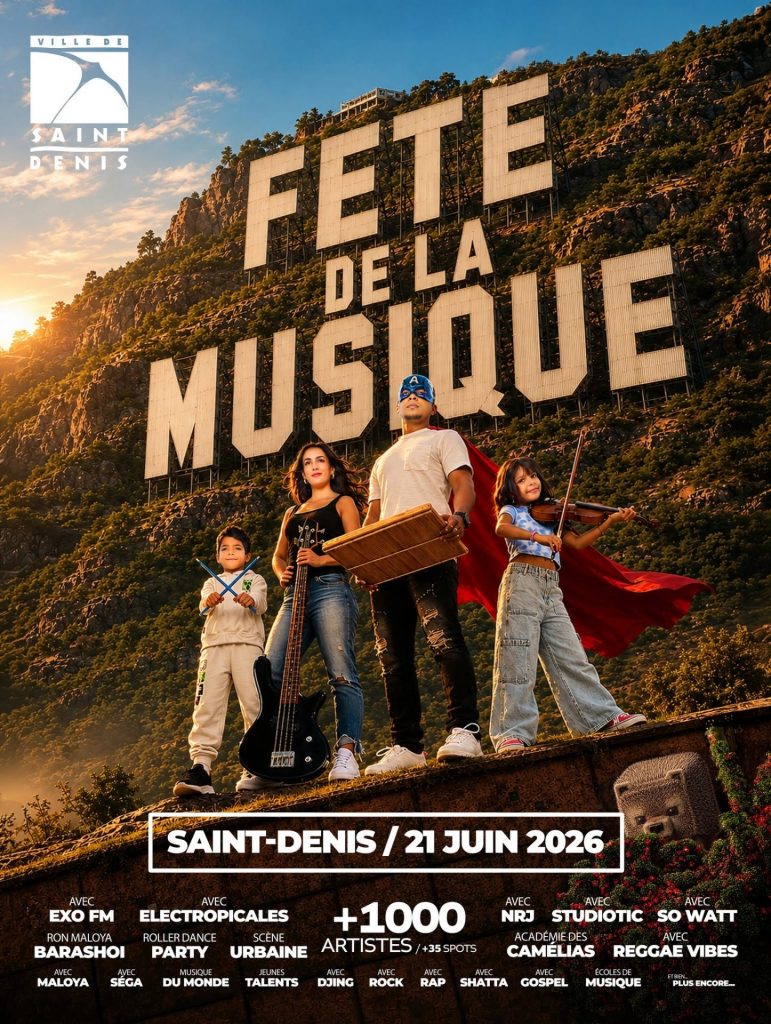 Célébration Musicale en Outre-mer : Vibrez pour la Fête de la Musique Cinématographique dans la Ville de Saint-Denis de La Réunion