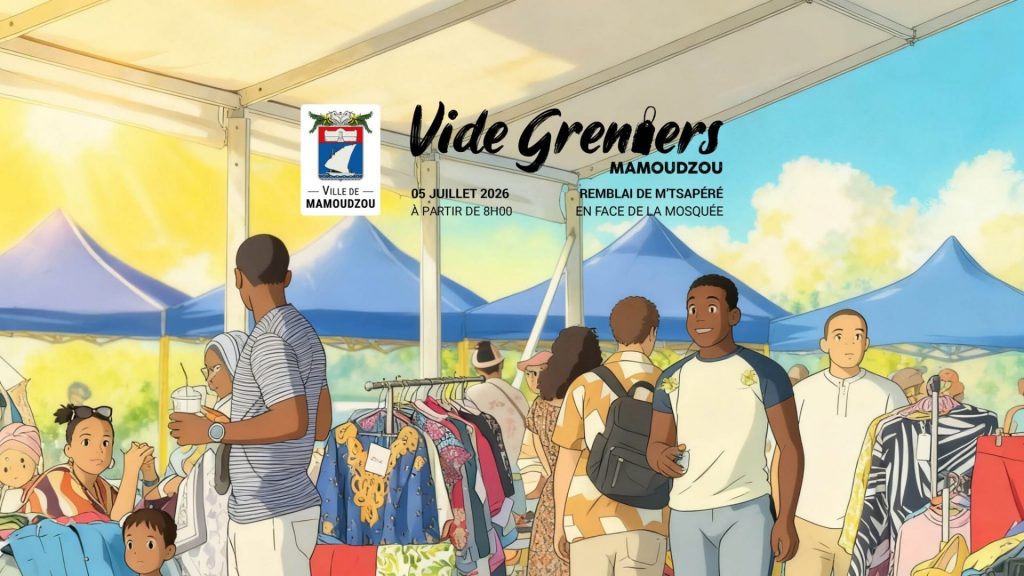 Voyage durable à Mayotte : Quoi faire à Mamoudzou ? Participez au grand vide-grenier de Mtsapéré avec KARIDEM, Office de Tourisme de la Cadema, pour vivre l&rsquo;Outre-mer autrement !