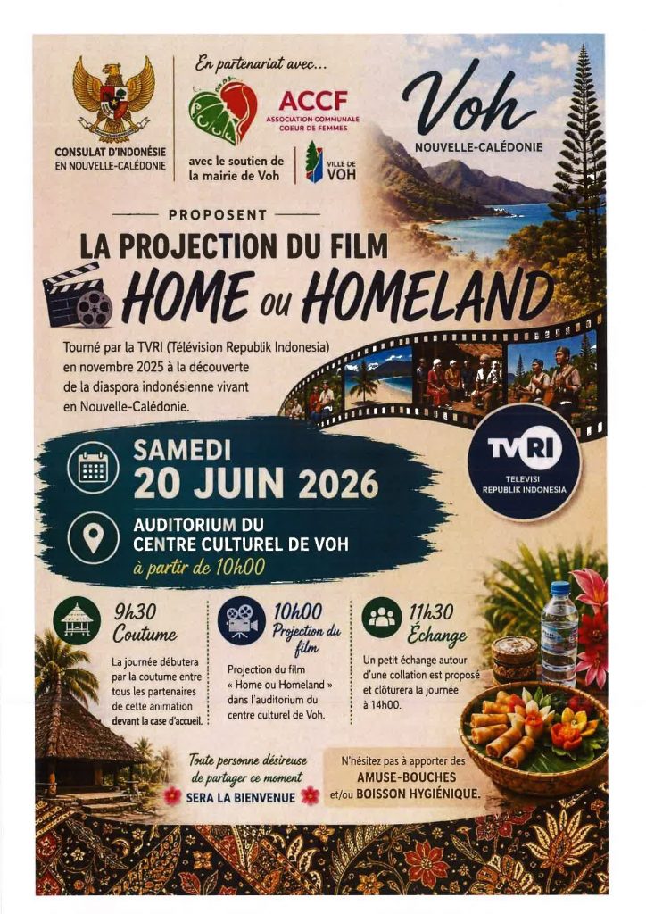 Quelles traditions découvrir en Outre-mer : participez à la journée culturelle du Consulat d’Indonésie dans la Commune de Vook Voh en Nouvelle-Calédonie !