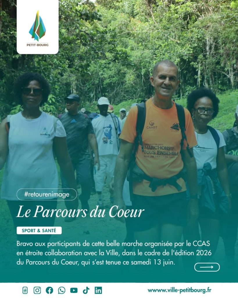 Comment prendre soin de sa santé en vacances : participez au Parcours du Cœur de la Ville de Petit-Bourg en Guadeloupe, perle de l&rsquo;Outre-mer !
