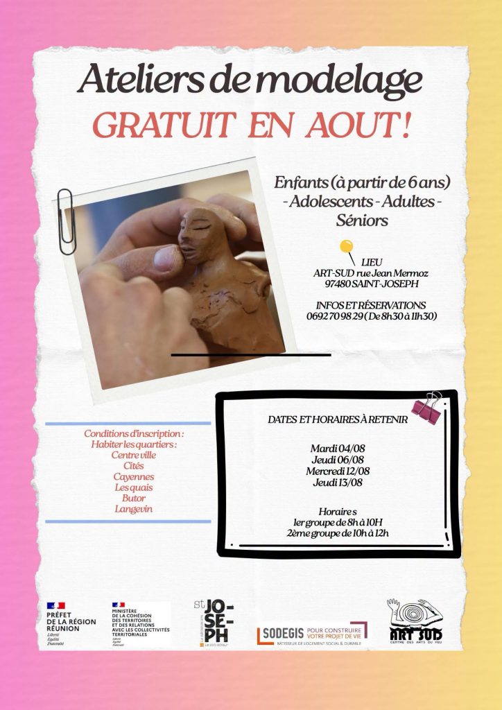 Où s&rsquo;initier à l&rsquo;artisanat d&rsquo;art en Outre-mer ? Ateliers créatifs gratuits à la Ville de Saint-Joseph à La Réunion !