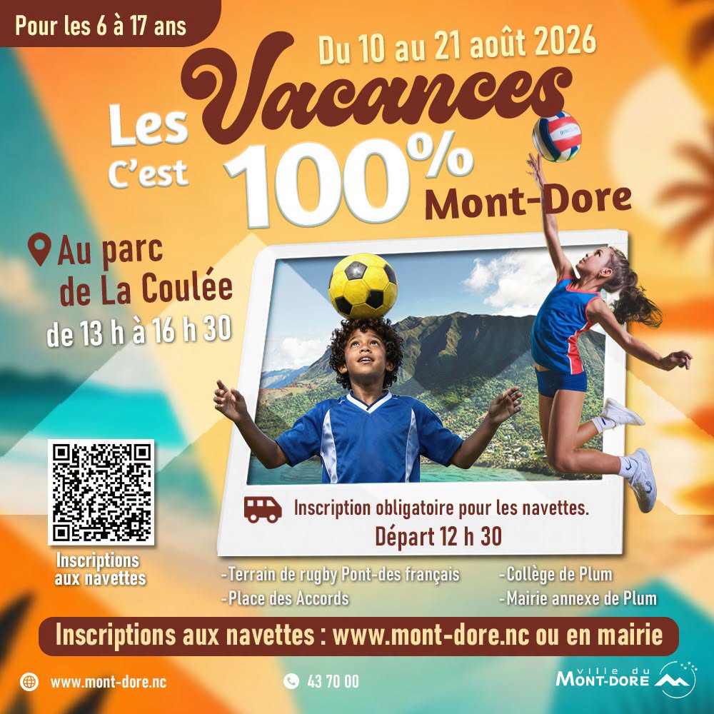 Où profiter d&rsquo;activités plein air exceptionnelles en Outre-mer ? Cap sur la Ville du Mont-Dore en Nouvelle-Calédonie !