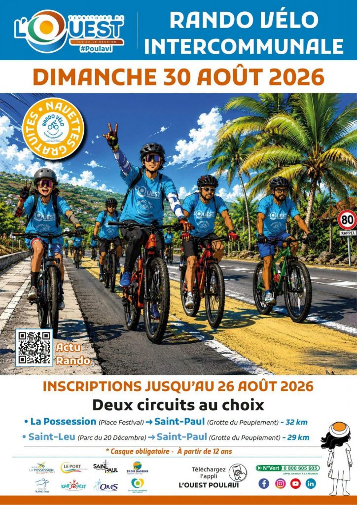 Outre-mer : Comment Participer à la Rando Vélo 2026 dans le Territoire de l&rsquo;Ouest à La Réunion ?