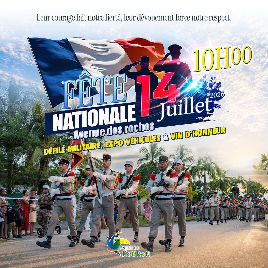 Comment célébrer le 14 juillet en Guyane ? Découvrez les festivités de la Fête nationale dans la Ville de Kourou, perle de l&rsquo;Outre-mer