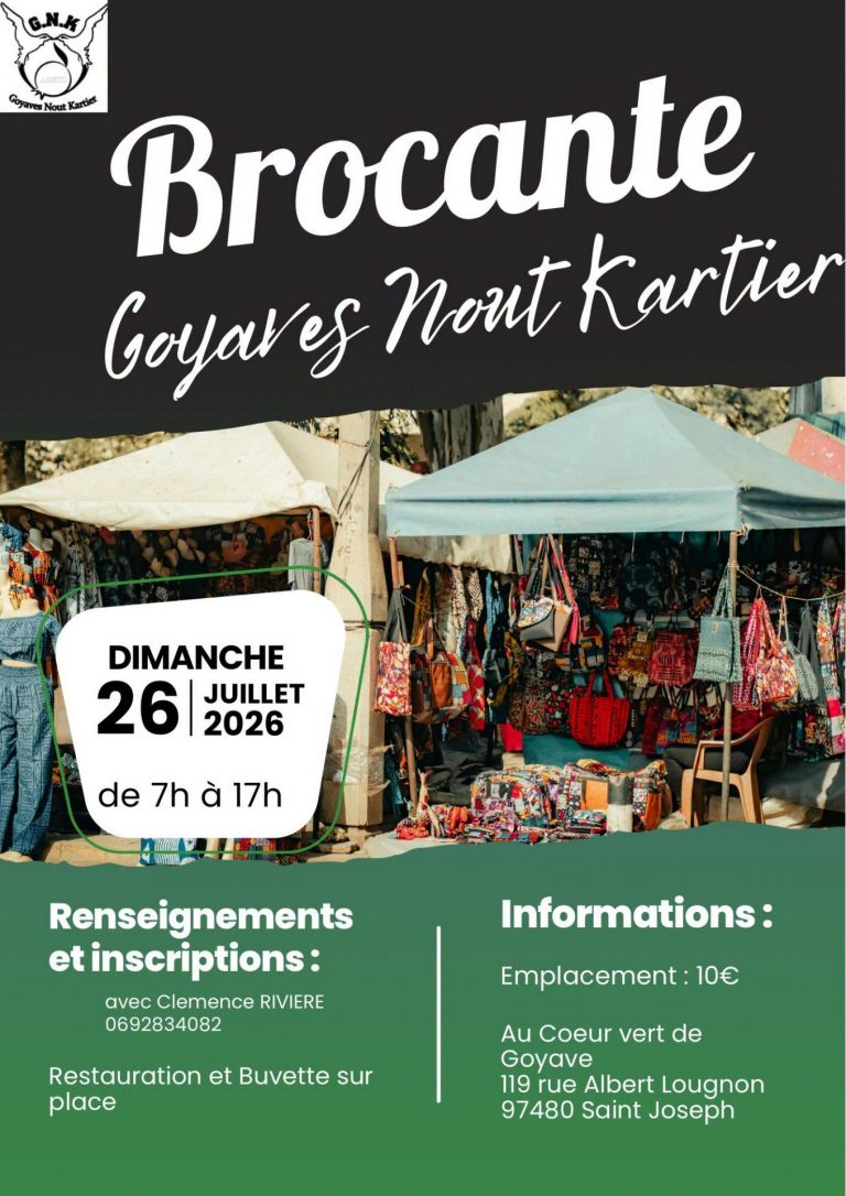 Brocante Goyaves Nout Kartier : Comment chiner et faire de bonnes affaires dans la Ville de Saint-Joseph à La Réunion, l&rsquo;événement brocante de l&rsquo;été en Outre-mer !