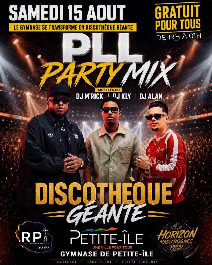 PLL Party Mix : Comment faire la fête gratuitement à la Ville de Petite-île à La Réunion pour clôturer l&rsquo;été en Outre-mer ?