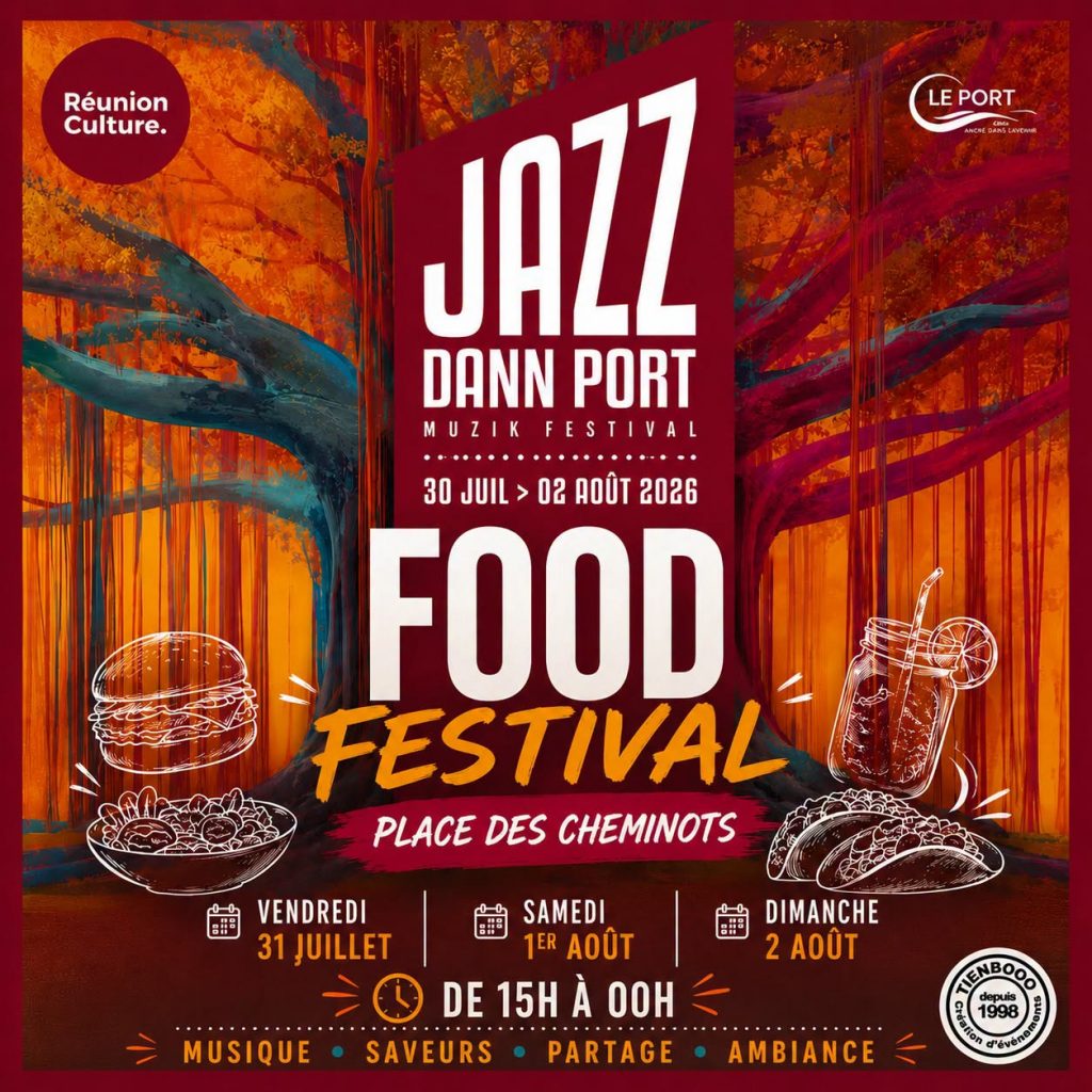 Comment savourer la meilleure cuisine du monde à La Réunion avec le village gourmand du festival Jazz Dann Port dans l&rsquo;Outre-mer ?