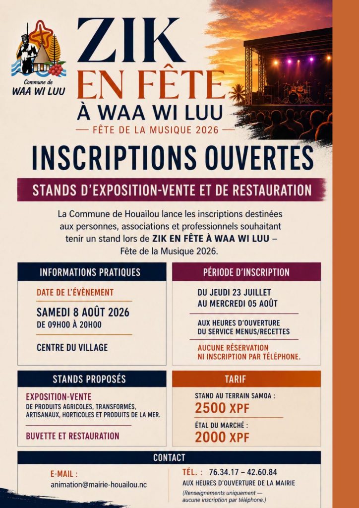 Comment fêter la musique au cœur des vallées de la Côte Est ? Découvrez la Fête de la ZIK dans la Commune de Waa Wi Luu en Nouvelle-Calédonie, la perche culturelle de l&rsquo;Outre-mer