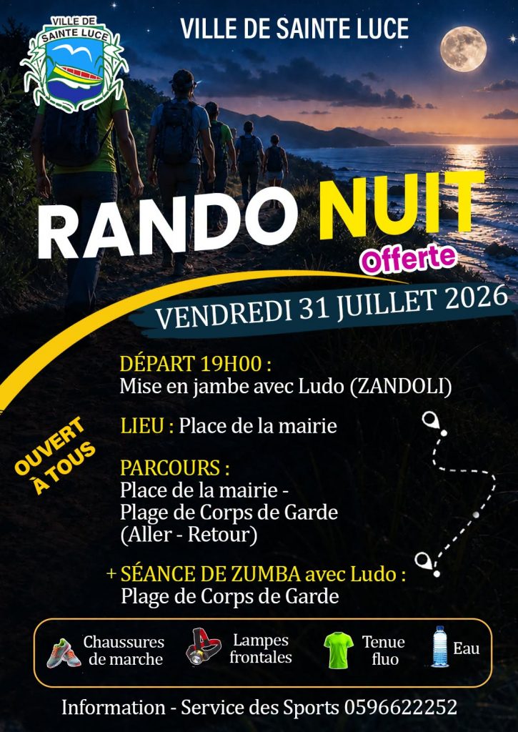 Où faire une randonnée nocturne magique en Outre-mer ? Découvrez le littoral à la Ville de Sainte-Luce en Martinique !