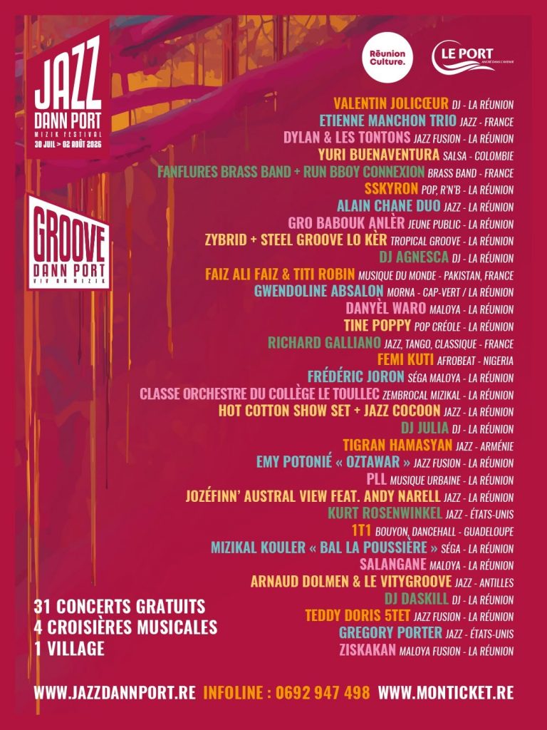 Festival Jazz Dann Port 2026 à La Réunion : Le guide incontournable de l&rsquo;événement musical d&rsquo;Outre-mer