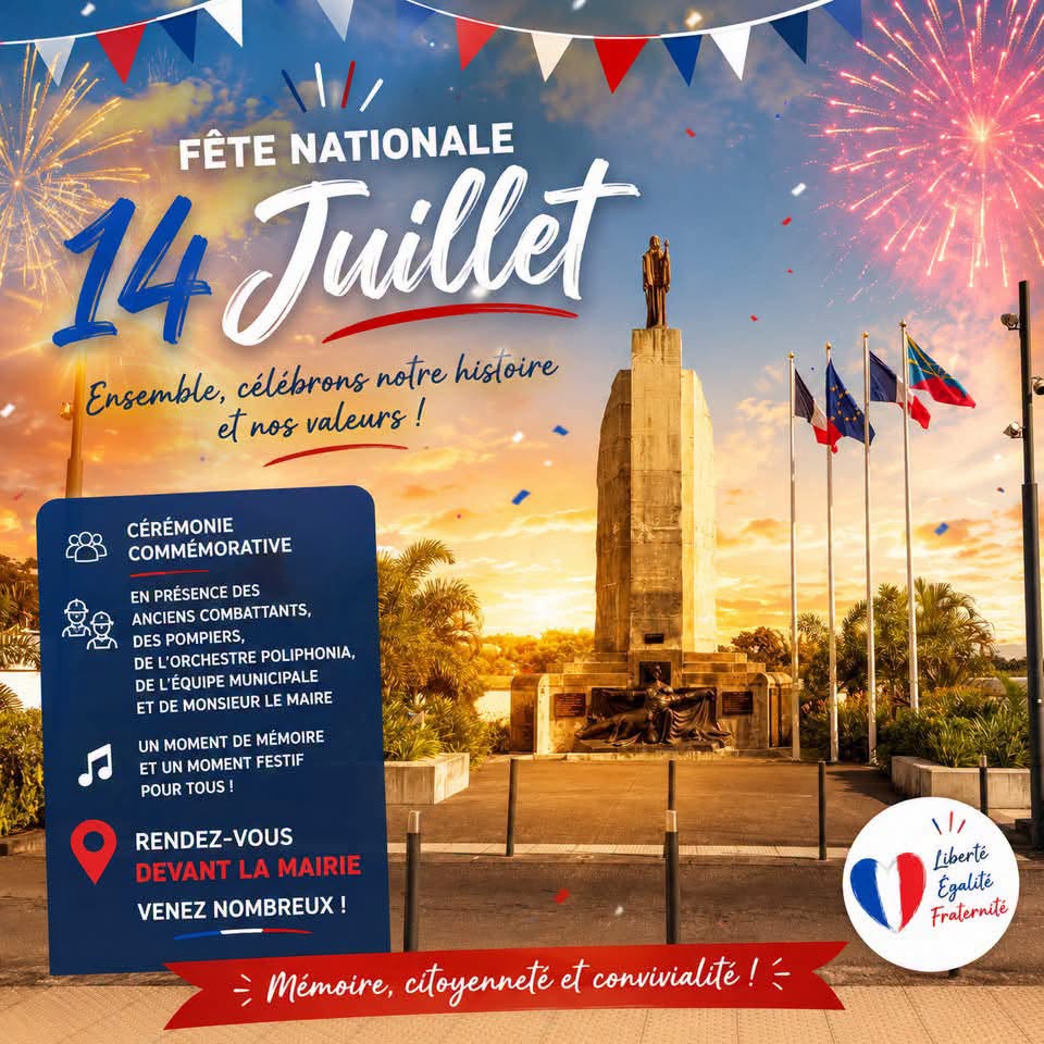 Où célébrer le 14 juillet dans l&rsquo;Est ? Le guide des festivités de la Cirest, la communauté d&rsquo;agglomération de l&rsquo;Est de La Réunion, une expérience magique en Outre-mer