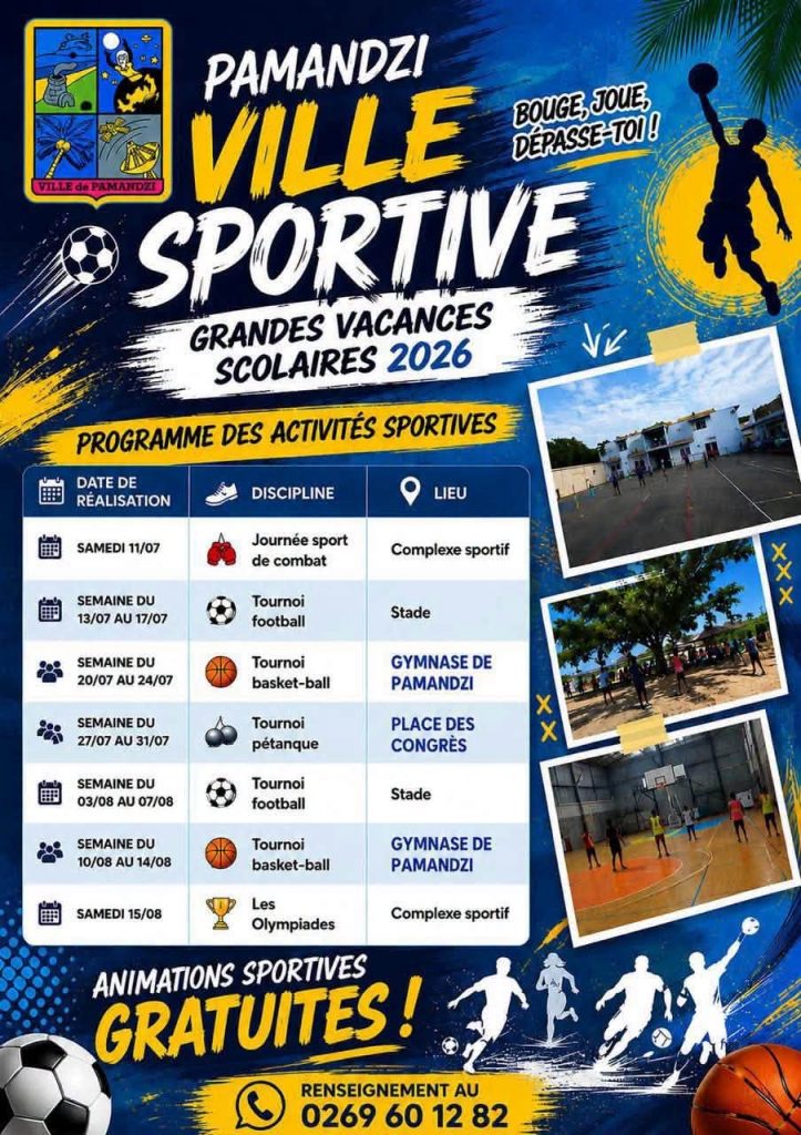Comment occuper les jeunes pendant les vacances en Outre-mer ? Les activités gratuites de la Ville de Pamandzi à Mayotte !