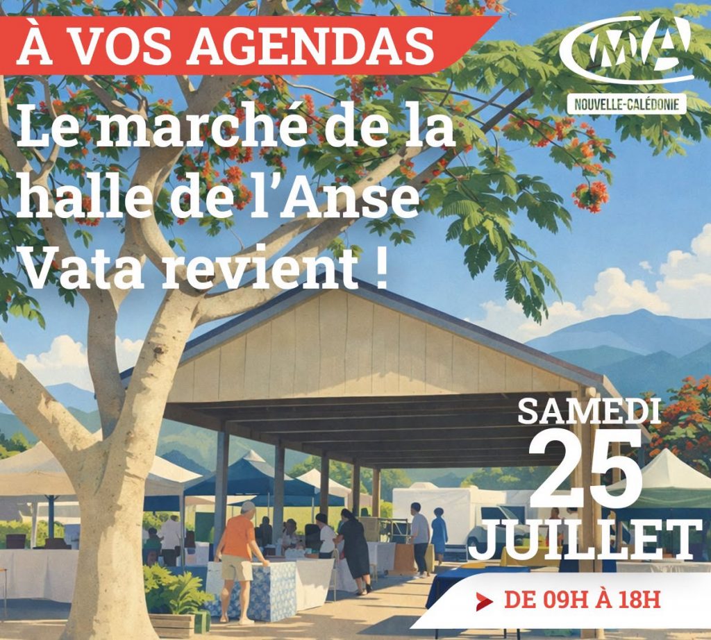 Où acheter des souvenirs locaux en bord de mer ? Ne manquez pas le grand marché avec la Chambre de Métiers et de l&rsquo;Artisanat de la Nouvelle-Calédonie, l&rsquo;événement créatif de l&rsquo;Outre-mer