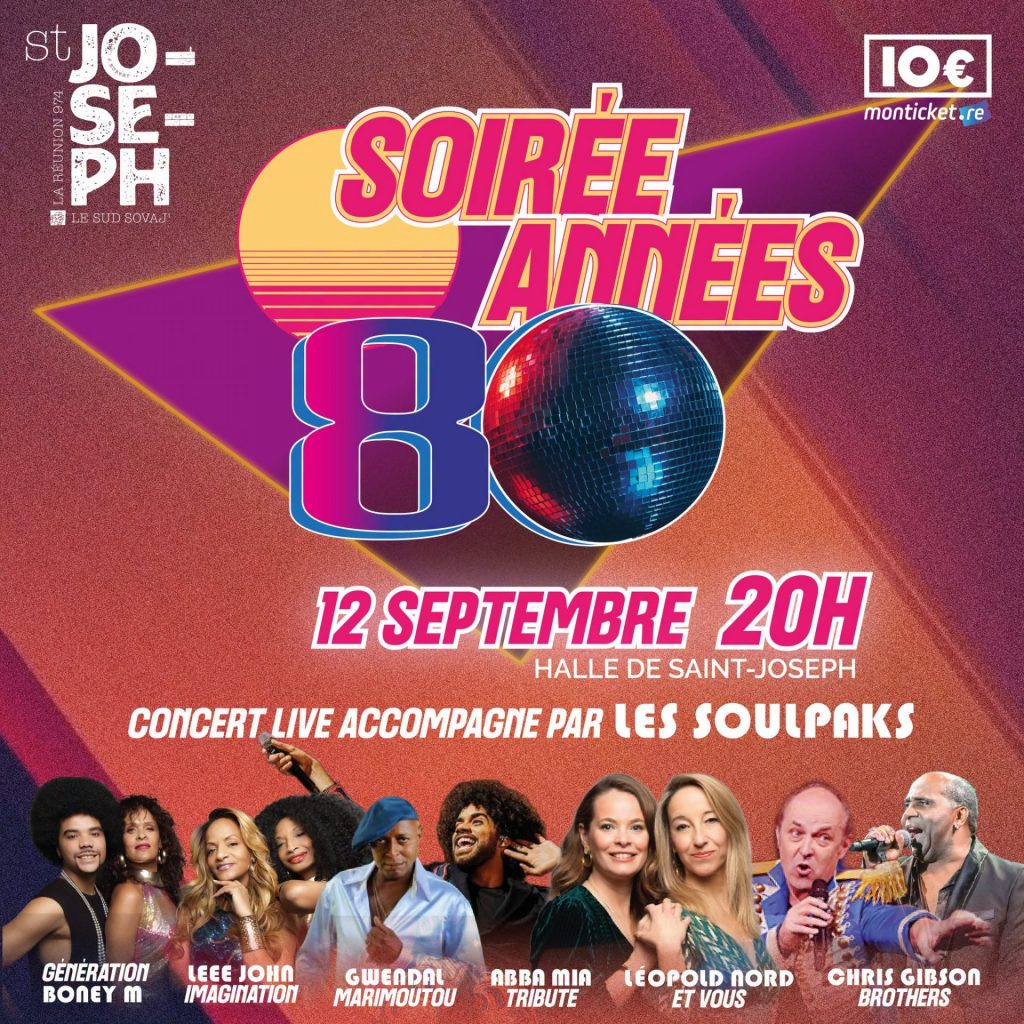 Où faire la fête à La Réunion ? Vibrez au rythme des années 80 dans la Ville de Saint-Joseph, l&rsquo;événement musical incontournable en Outre-mer