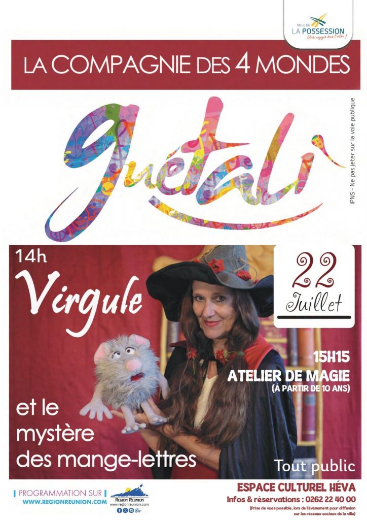 Où sortir en famille à La Réunion ? Magie et théâtre pour enfants avec la Ville de La Possession en Outre-mer