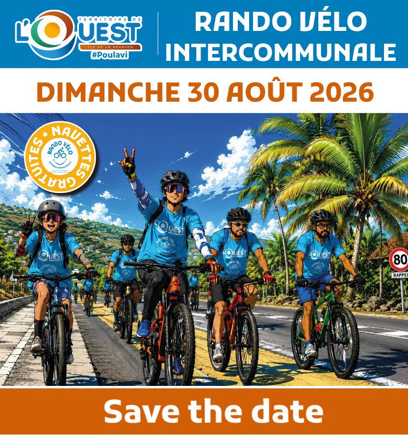 Où faire du cyclotourisme sur le littoral créole ? Participez à la Rando Vélo Intercommunale du Territoire de l&rsquo;Ouest sur l&rsquo;île de La Réunion en Outre-mer