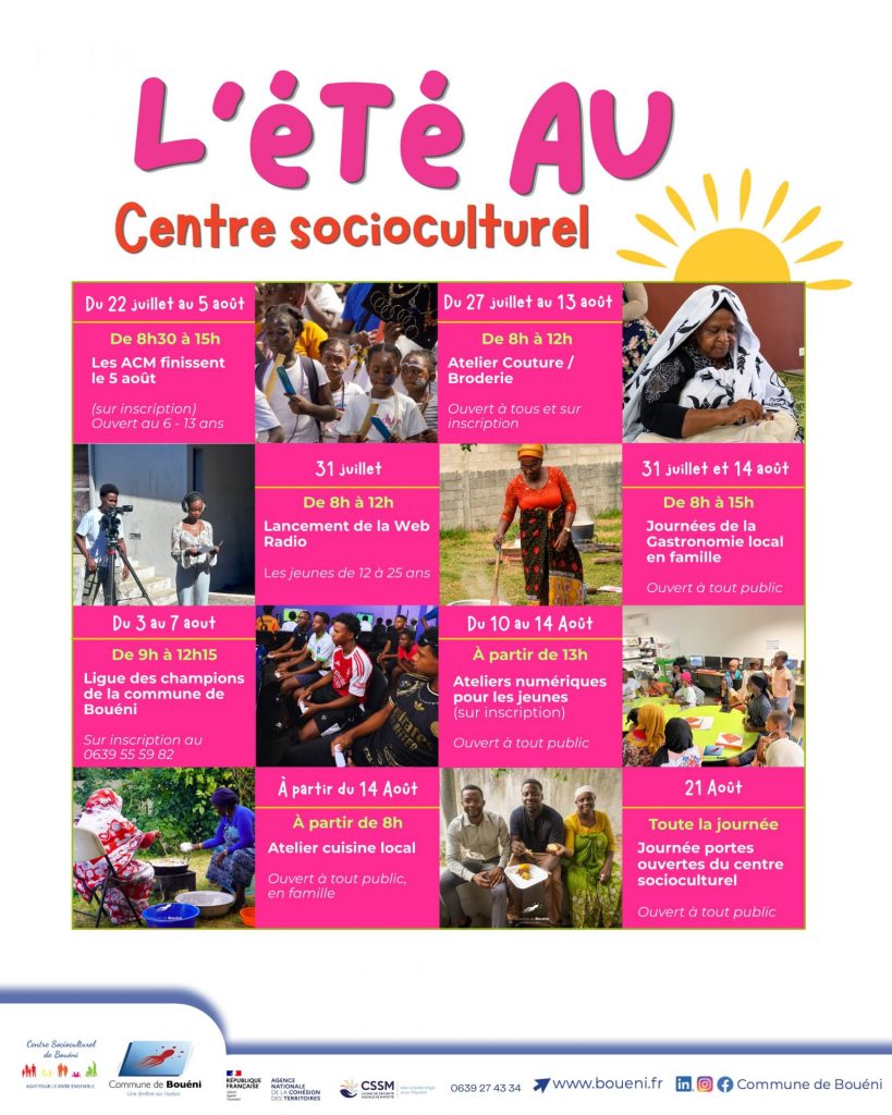 Quelles activités d&rsquo;été tester à la Commune de Bouéni pour des vacances inoubliables à Mayotte en Outre-mer ?
