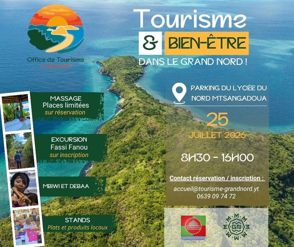 Quoi faire à Mayotte ce week-end ? Cap sur le bien-être avec l&rsquo;Office de Tourisme du Grand Nord de Mayotte et l&rsquo;Outre-mer