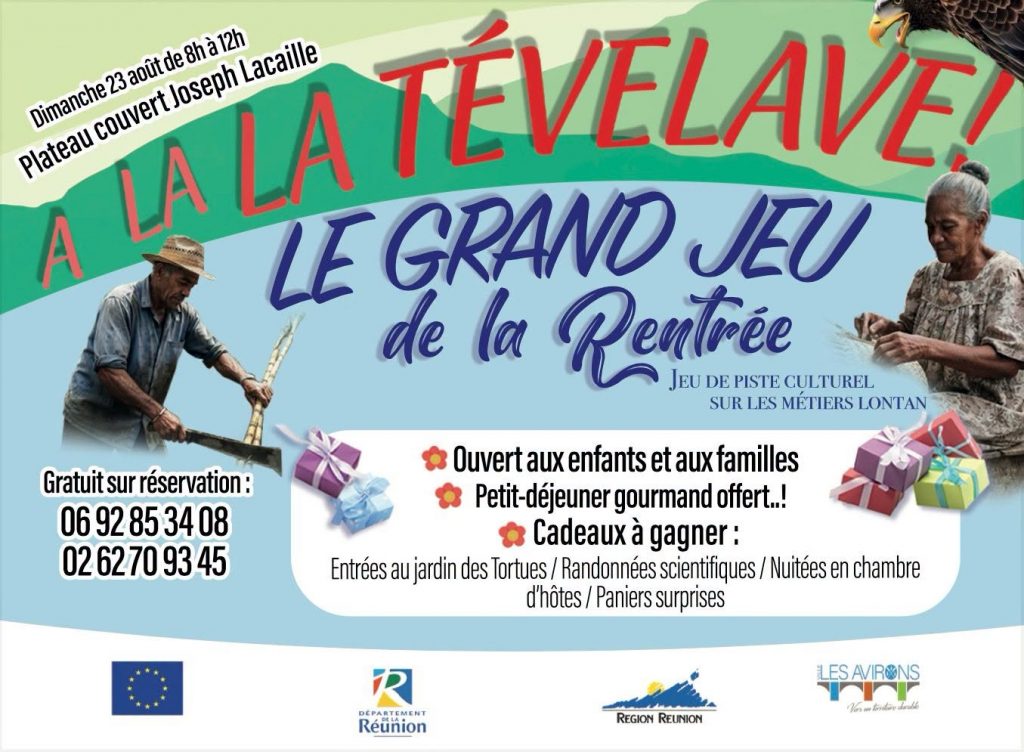 Quoi faire en famille à la Ville des Avirons à La Réunion : Participez au grand jeu de piste culturel d&rsquo;Outre-mer !