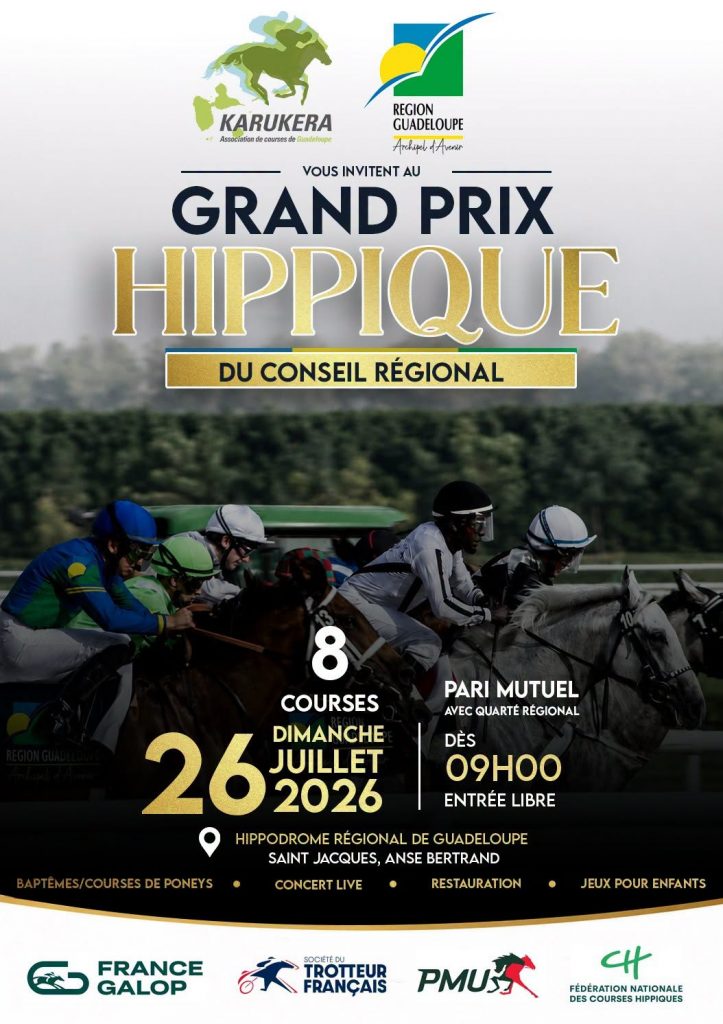 Quelles activités faire en famille ce week-end ? Vibrez au Grand Prix Hippique avec la Région Guadeloupe, l&rsquo;événement incontournable de l&rsquo;Outre-mer