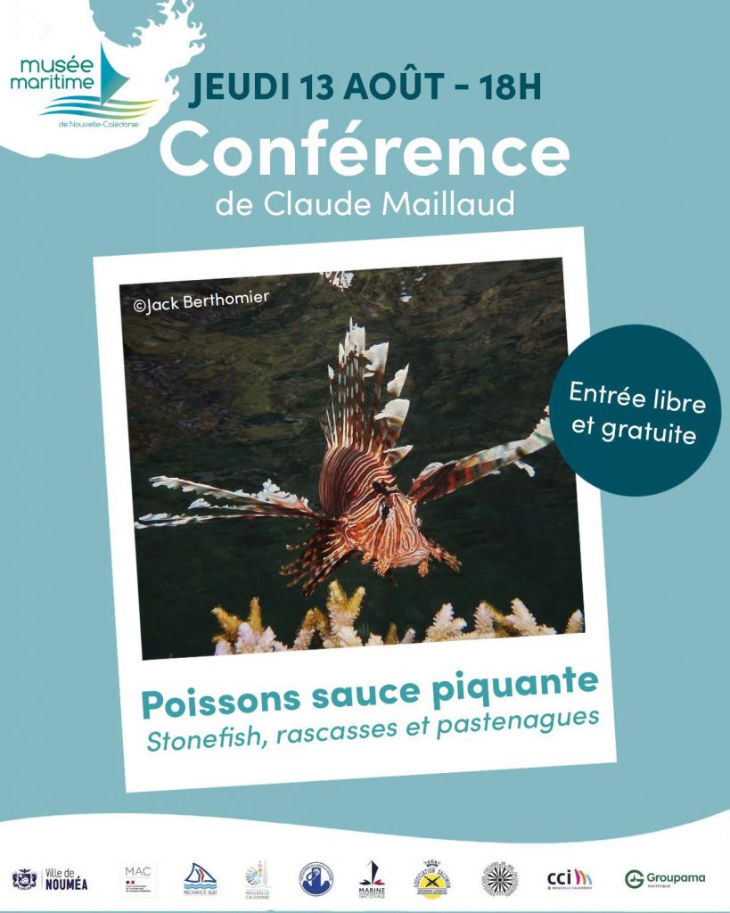 Comment Assister à la Conférence sur les Poissons Venimeux au Musée Maritime de Nouméa en Nouvelle-Calédonie ?