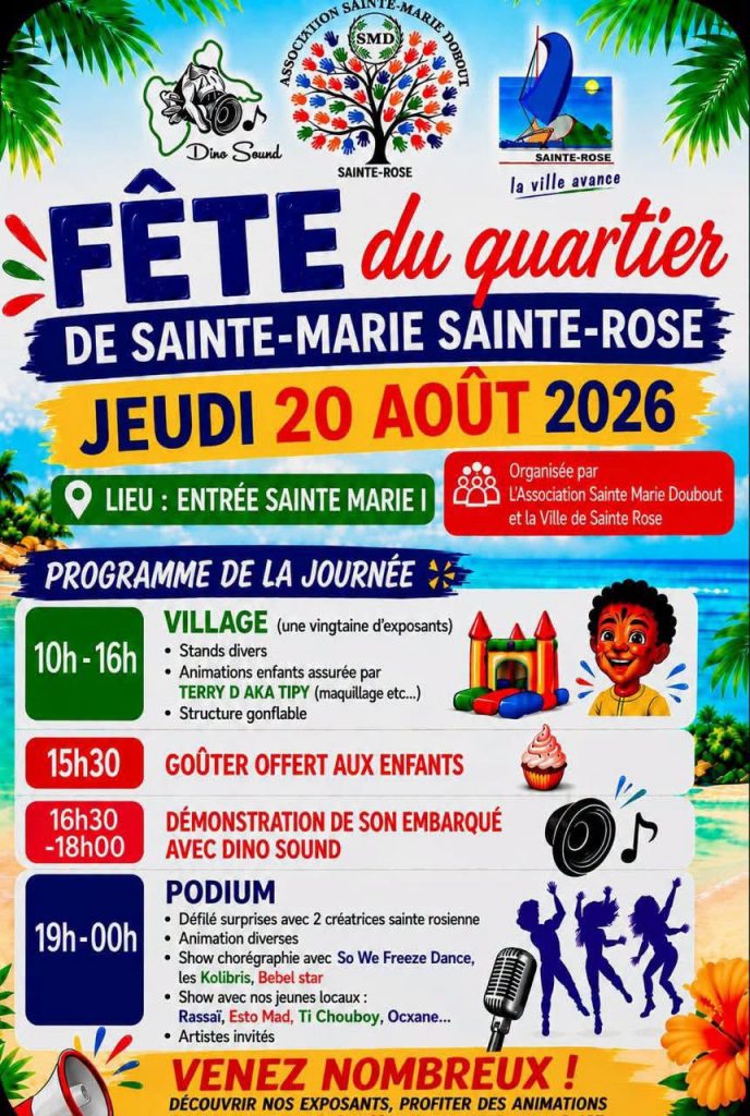 Comment Célébrer la Fête de Quartier de Sainte-Marie à Sainte-Rose en Guadeloupe