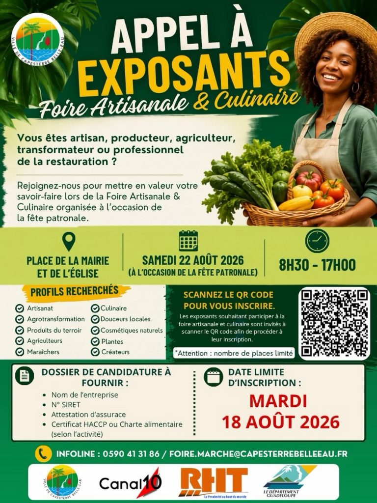 Comment Découvrir les Saveurs et Créations de Guadeloupe à la Foire d&rsquo;Artisanat de Capesterre Belle-Eau ?