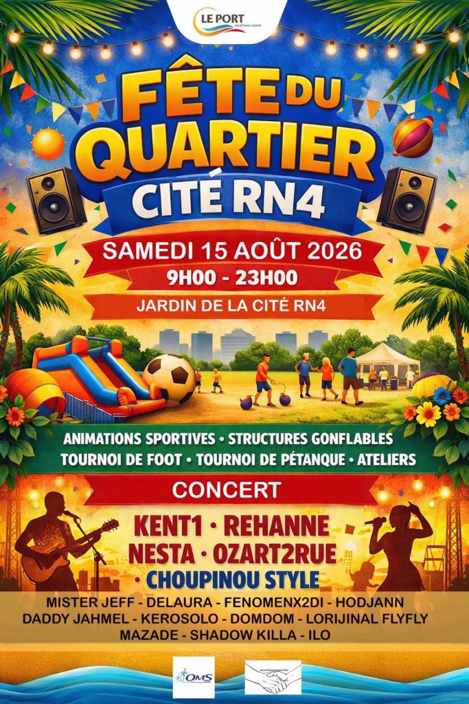 Comment Participer à la Fête du Quartier RN4 au Port à La Réunion ?