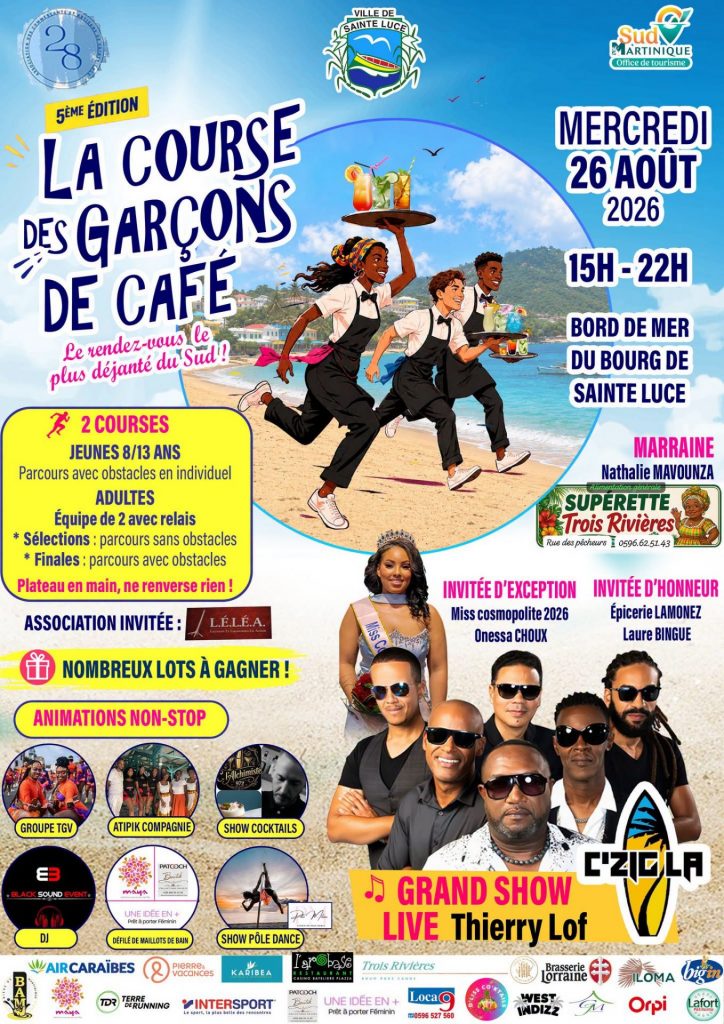 Comment Profiter de la Course des Garçons de Café à Sainte-Luce en Martinique