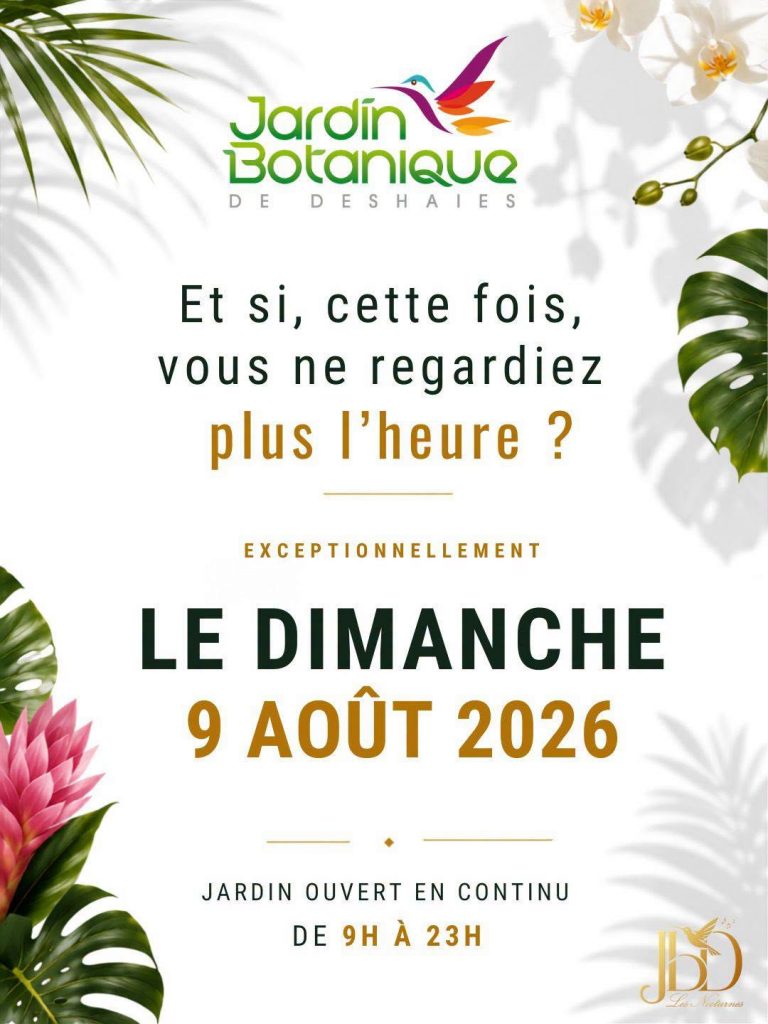 Comment Vivre la Nocturne Magique du Jardin Botanique de Deshaies en Guadeloupe ?