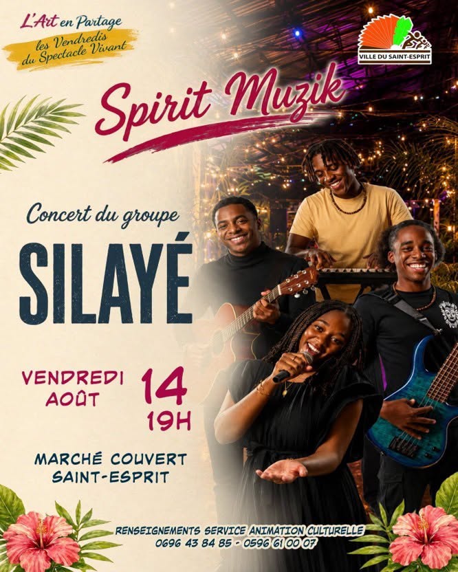Comment assister au concert gratuit de SILAYÉ au Saint-Esprit en Martinique ?