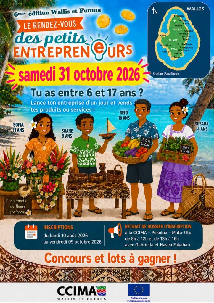 Comment découvrir la créativité de la jeunesse à Wallis-et-Futuna ? Cap sur le Rendez-vous des Petits Entrepreneurs en Outre-mer