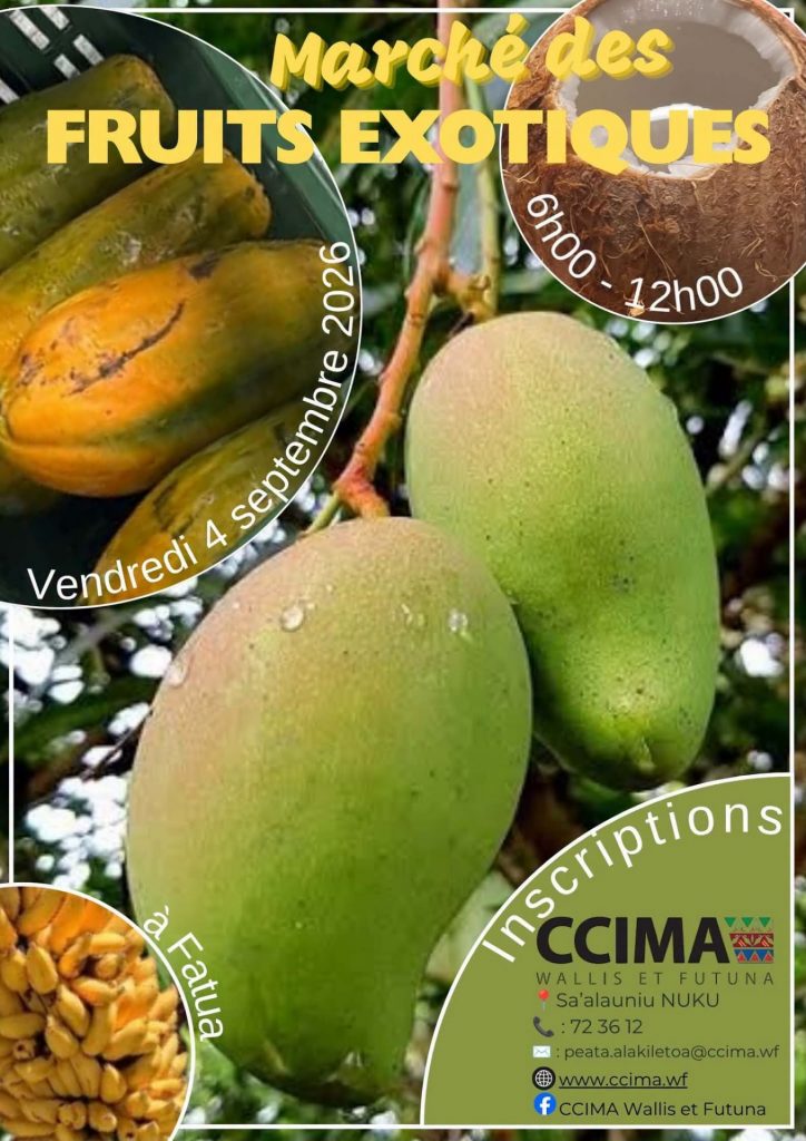 Tourisme agrotouristique et culinaire en Outre-mer : Comment découvrir le marché aux fruits locaux avec la CCIMA Wallis et Futuna ?