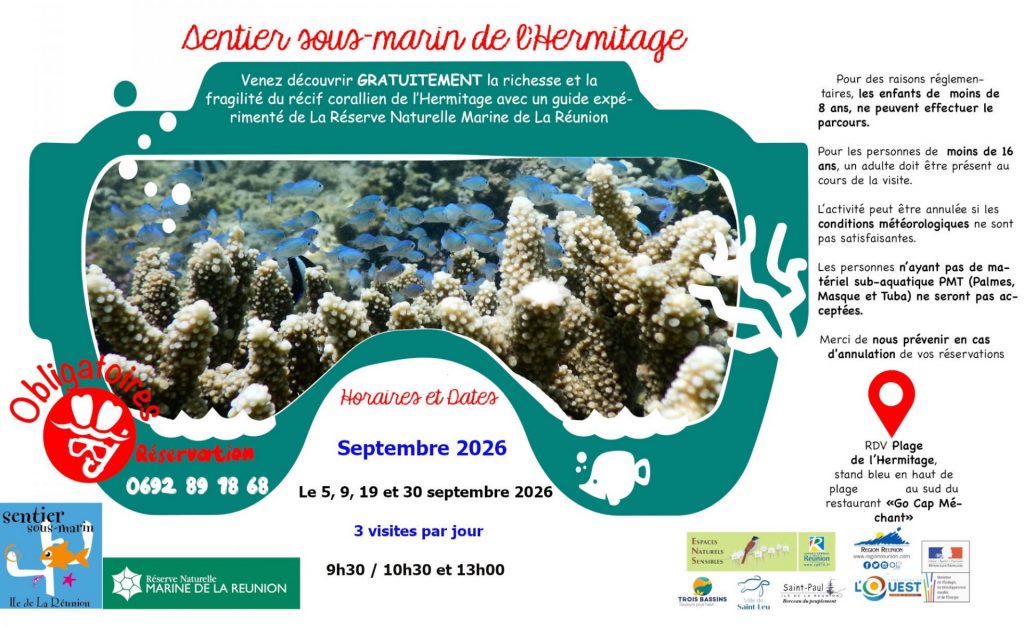 Comment explorer gratuitement le lagon avec La Réserve Naturelle Marine de la Réunion en Outre-mer ?
