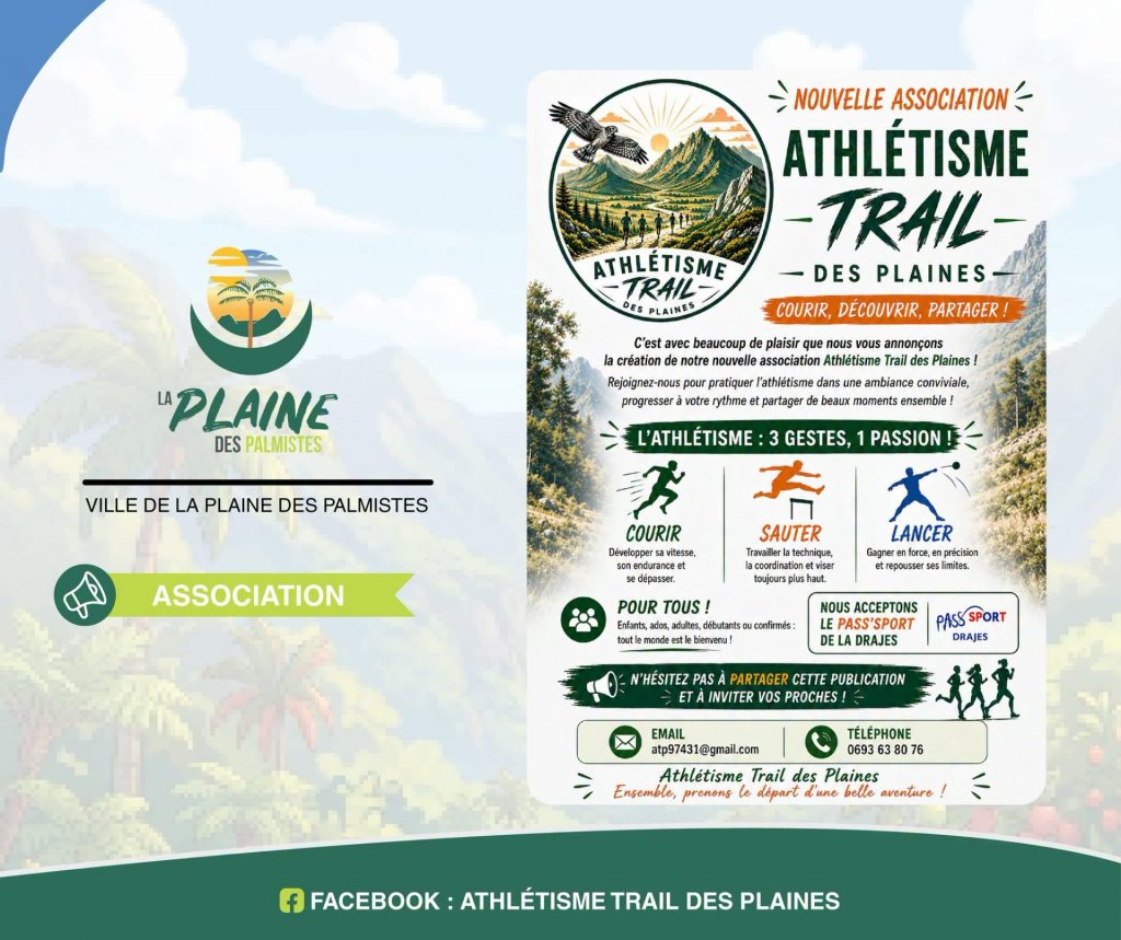 Courir, sauter, lancer : Comment pratiquer le trail et l&rsquo;athlétisme à La Plaine des Palmistes à La Réunion ?