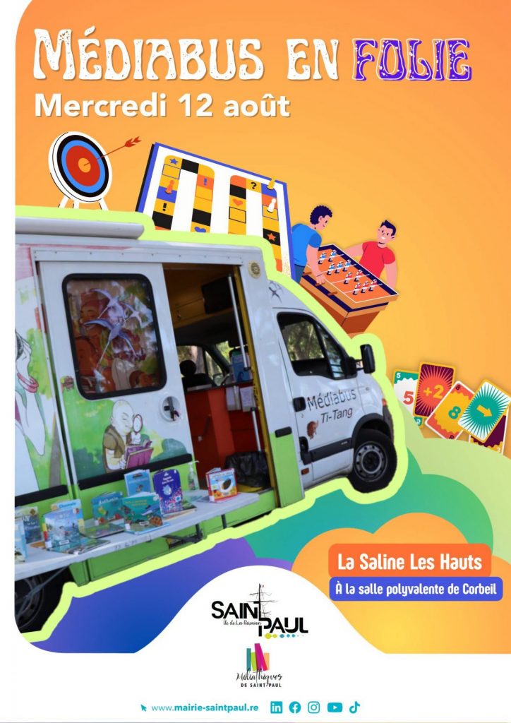 Comment profiter du Médiabus en folie ce mercredi à Saint-Paul à La Réunion ?