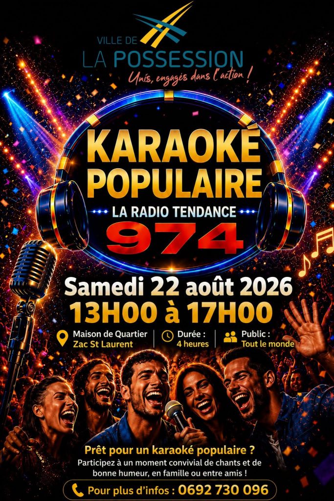 Comment profiter d&rsquo;un karaoké populaire avec la Ville de La Possession à La Réunion en Outre-mer ?