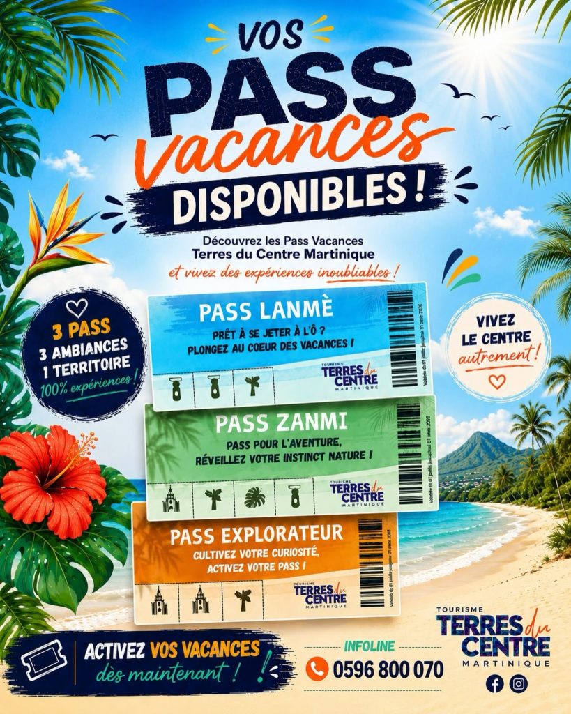 Comment visiter le centre de la Martinique : Découvrez les nouveaux Pass Vacances à Fort-de-France et Schoelcher