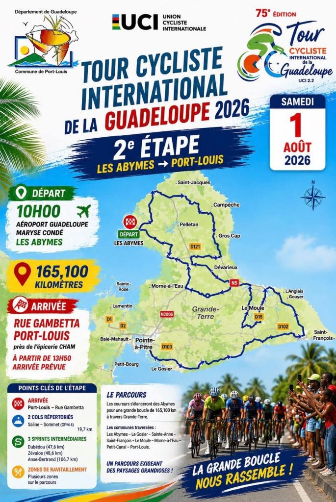 Comment vivre l&rsquo;ambiance unique du Tour Cycliste de Guadeloupe lors de l&rsquo;arrivée de la 2ᵉ étape à Port-Louis ?