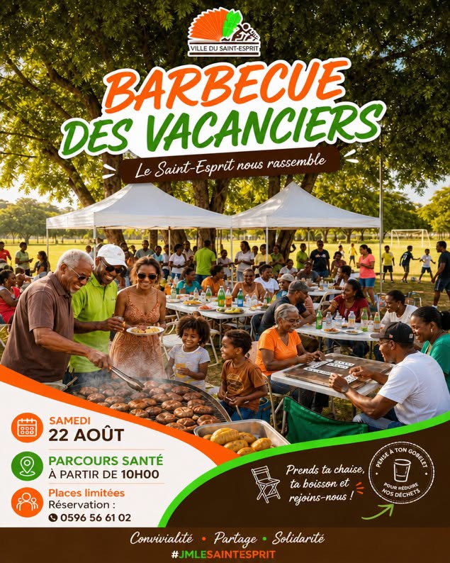 Comment vivre l&rsquo;expérience authentique du Barbecue des Vacanciers à la Ville du Saint-Esprit en Martinique et en Outre-mer ?