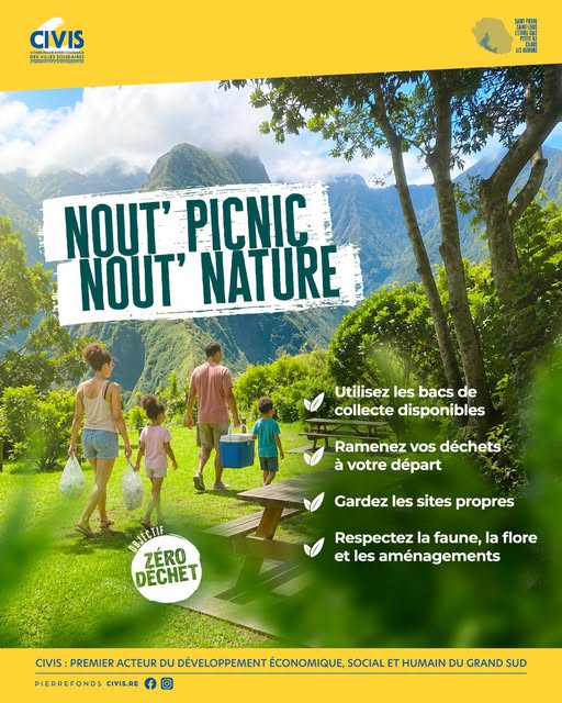 Comment vivre un pique-nique éco-responsable à La Réunion avec la Communauté Intercommunale des Villes Solidaires (C.I.Vi.S.) en Outre-mer ?