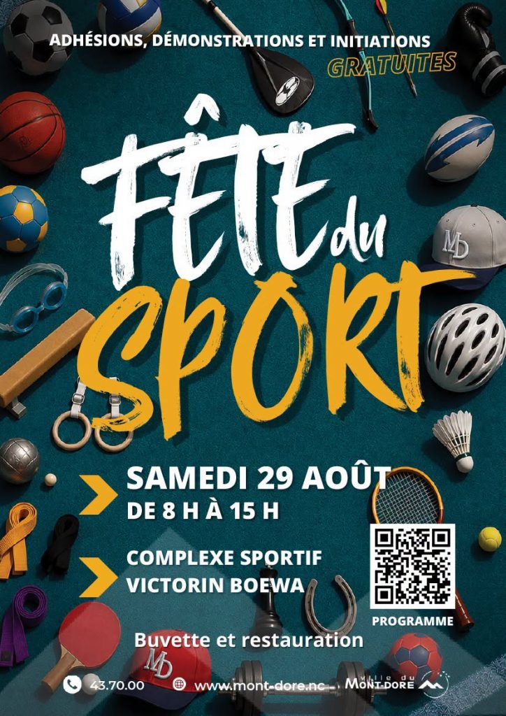 Quoi faire ce week-end ? Découvrez la Fête du Sport dans la Ville du Mont-Dore en Nouvelle-Calédonie, perle de l&rsquo;Outre-mer